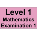 Mathematics Level 1 Examination 1